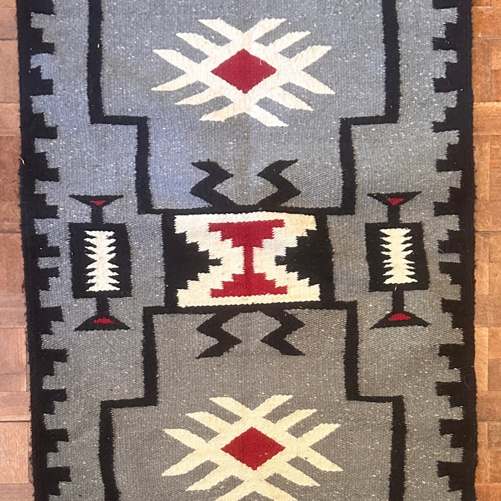 Native American rug Chinle / Ganado trading-post influence